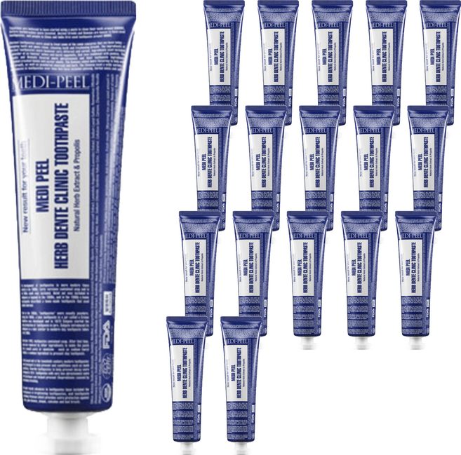 메디필 허브 덴티 클리닉 치약, 130g, 18개