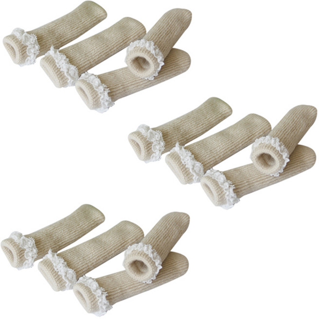 네코리빙 치마프릴 체어삭스, 아이보리, 12개