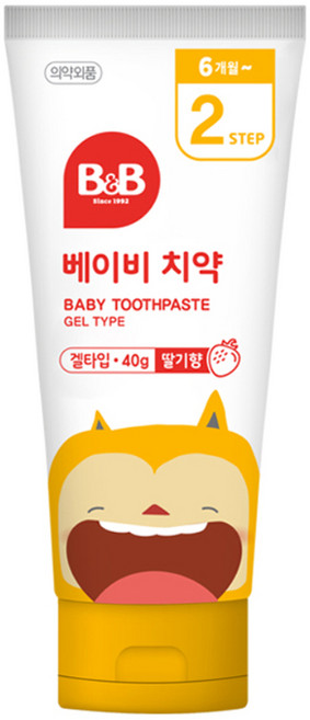 비앤비 베이비지 치약, 40g, 1개