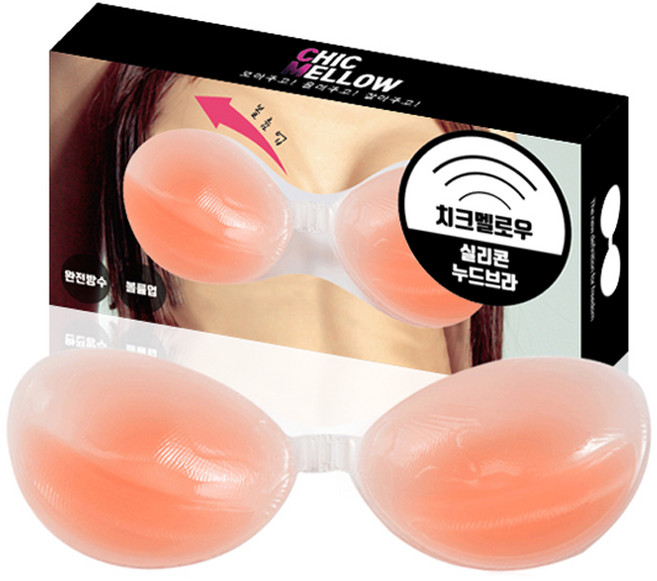 치크멜로우 실리콘 누드브라 4cm