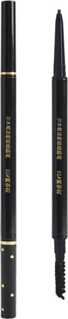 AMORTALS 爾木萄 流星極細眉筆0.08g, 01蜜茶棕, 1支