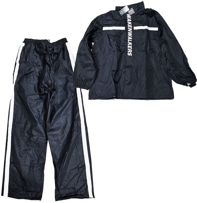 WOLF WALKERS 兩件式雨衣, 幻影黑