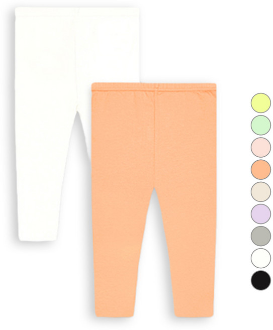 유니프랜드 아동용 베이직 7부 레깅스 2p