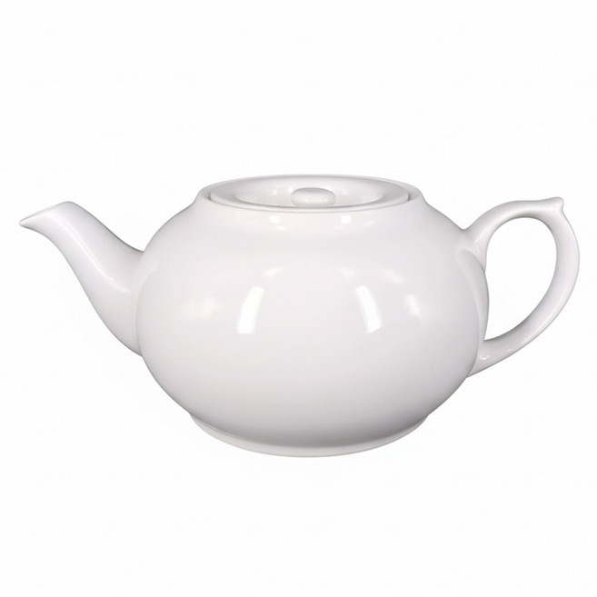 TATUNG 大同磁器 全瓷茶壺, 白色, 700cc, 1組