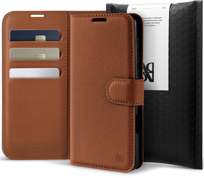 어썸디자인 스테이블 가죽 지갑 다이어리 휴대폰 케이스