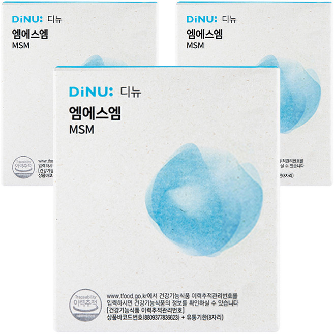 디뉴 엠에스엠 30p, 3개, 60g