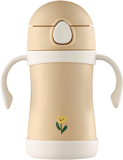 푸고 유아용 프리미엄 뉴트럴 시리즈 텀블러, 280ml, 1개, 뉴트럴베이지