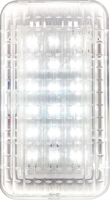 正德防火 輕巧型LED緊急照明燈 緊急照明90分 附吸頂片 400g 18顆, 米白色, 1組