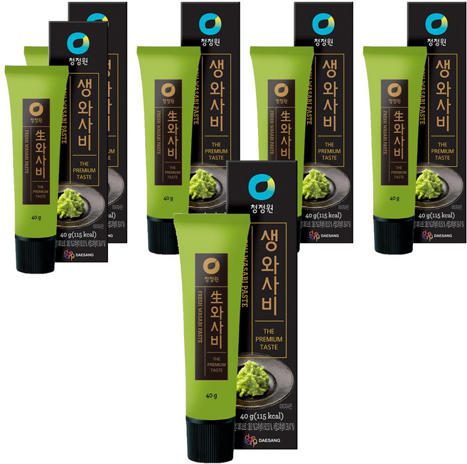 청정원 생와사비, 40g, 6개