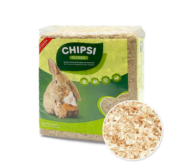 칩시 가문비나무 전나무 클래식 소동물베딩, 1kg, 1개