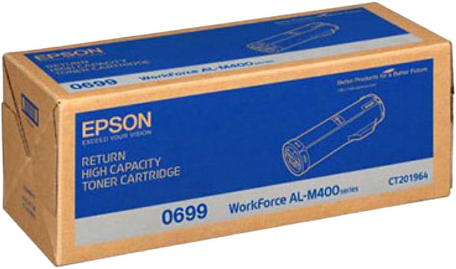 EPSON 原廠高容量碳粉匣列印張數 23700張 0699 C13S050699 M400, 黑色, 1個