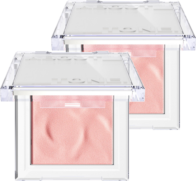 어바웃톤 플러피 웨어 블러셔 4.3g, 09 달리쉬 밀키 코랄, 2개