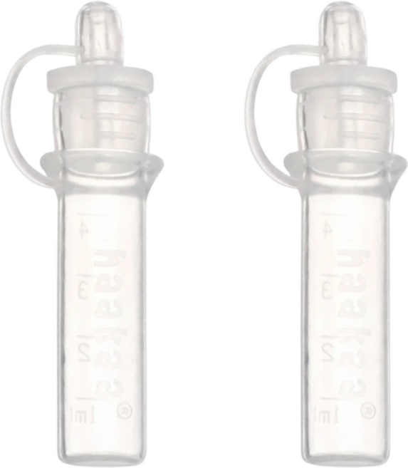 haakaa 矽膠初乳收集器 4ml 2入, 2個, 1組