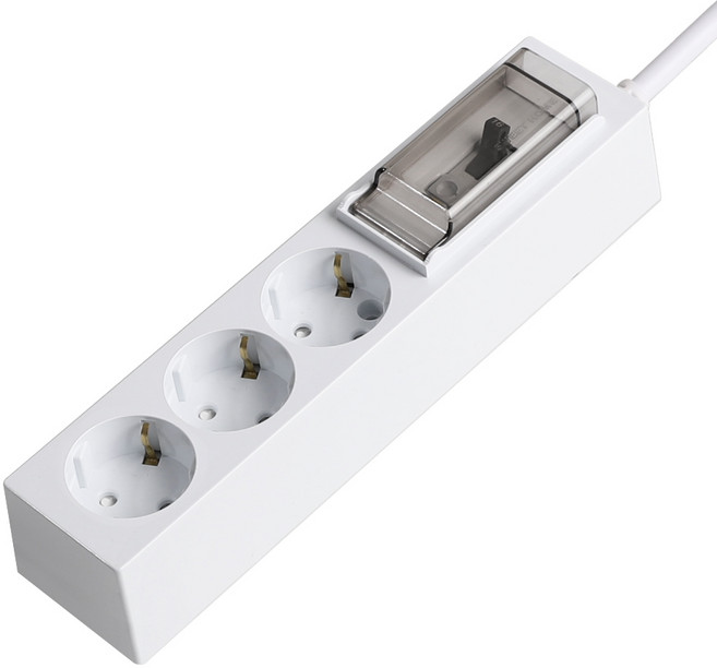 스윗홈 고용량 배선차단용 멀티탭 3구 HOME-MO4000W3, 3m, 혼합색상, 1개