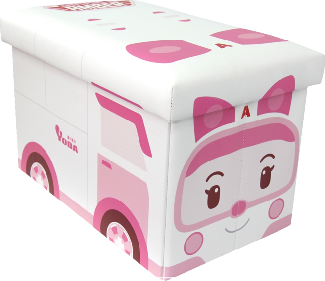 YODA 優的寶貝 救援小英雄波力收納箱, AMBER, 1個