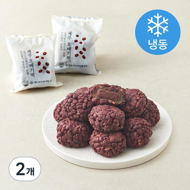 블루탐 오메기떡 (냉동), 60g, 2개, 20개입
