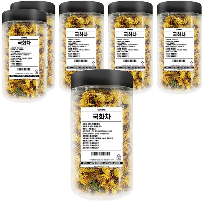 고미네 국화차 통, 30g, 6개, 1개입