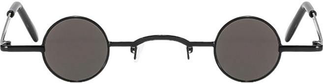 문구담 인싸 남여공용 선글라스, 블랙, 1개