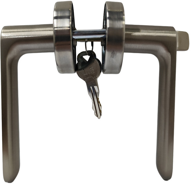 L.S 麥金牌 日規水平鎖 房間鎖 小套盤 LS-700 51mm, 銀色, 1個