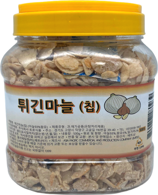 Hana Toho Food 炸蒜片, 1個, 500g