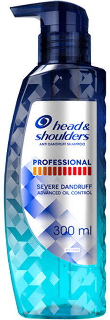 헤드앤숄더 프로페셔널 안티 댄드러프 어드밴스드 오일 컨트롤 샴푸, 300ml, 1개