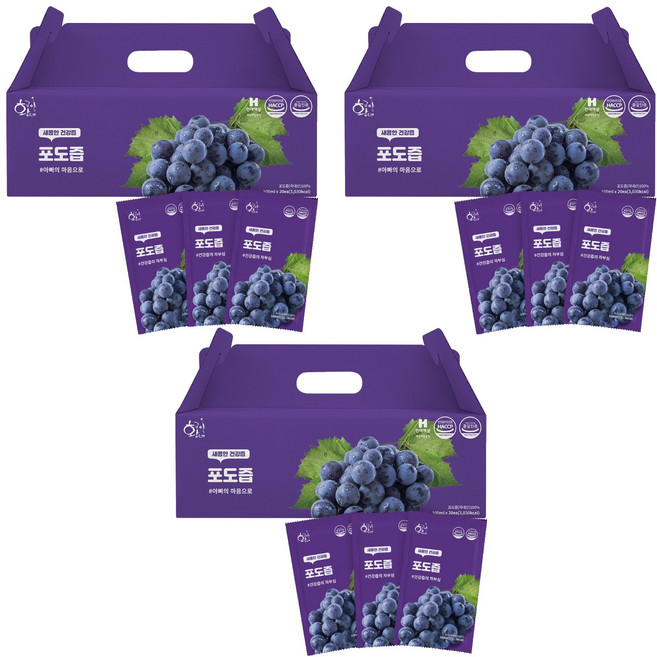 Hwanggeumine 葡萄汁, 60個, 100ml