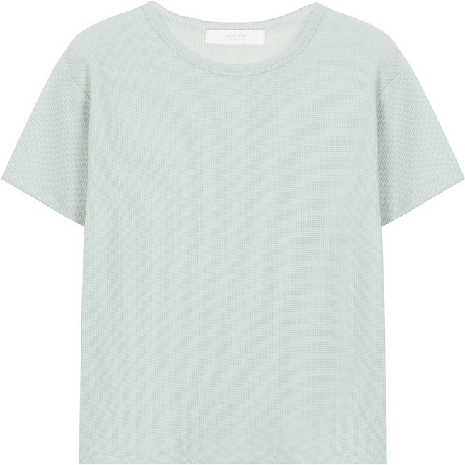 에이비에프지 여성용 스판 면 혼방 반팔 티셔츠 AFY2QK35