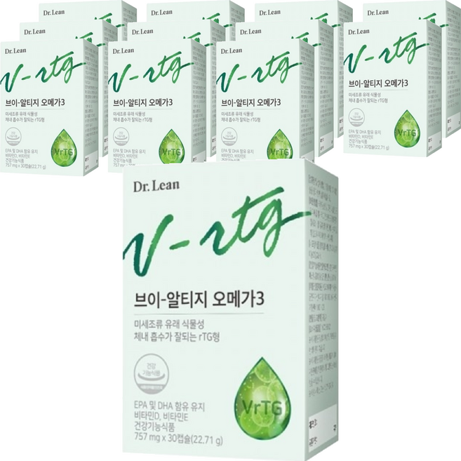 닥터린 브이 알티지 오메가3, 30정, 12개