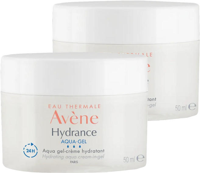 Avene 雅漾 24H保濕水凝霜, 50ml, 2罐