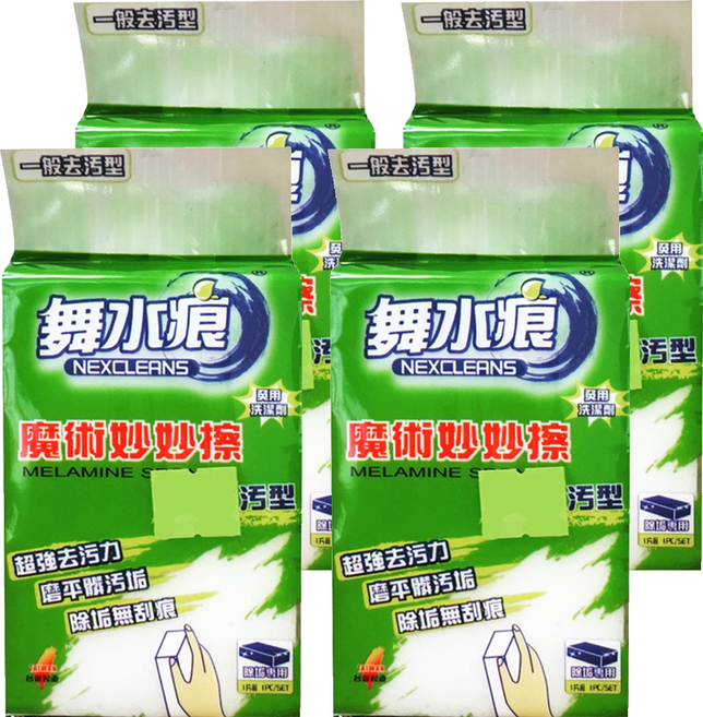 NEXCLEANS 舞水痕 魔術妙妙擦 RT-C1308-1, 1入, 4包