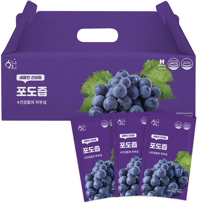 황금이네 포도즙, 100ml, 30개