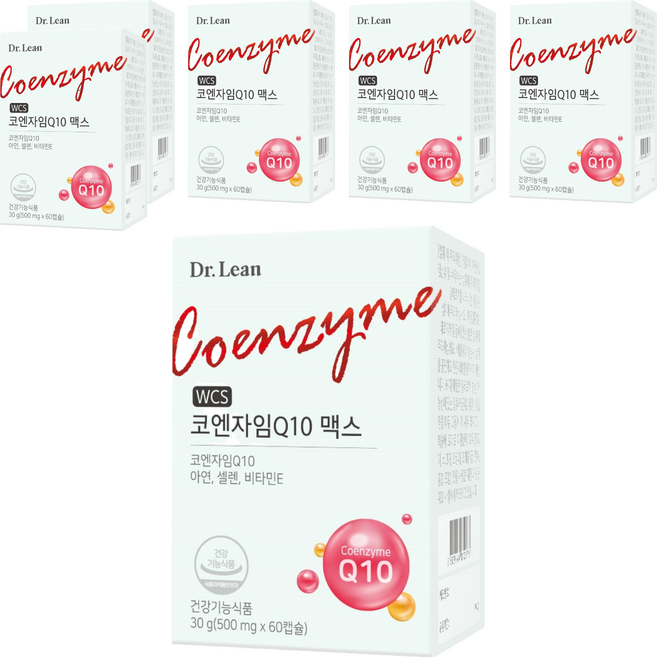 닥터린 코엔자임Q10 맥스, 60정, 6개