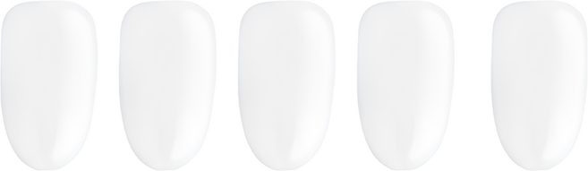 Jello Jello 可重複用人造甲片 4號, 150片, 透明