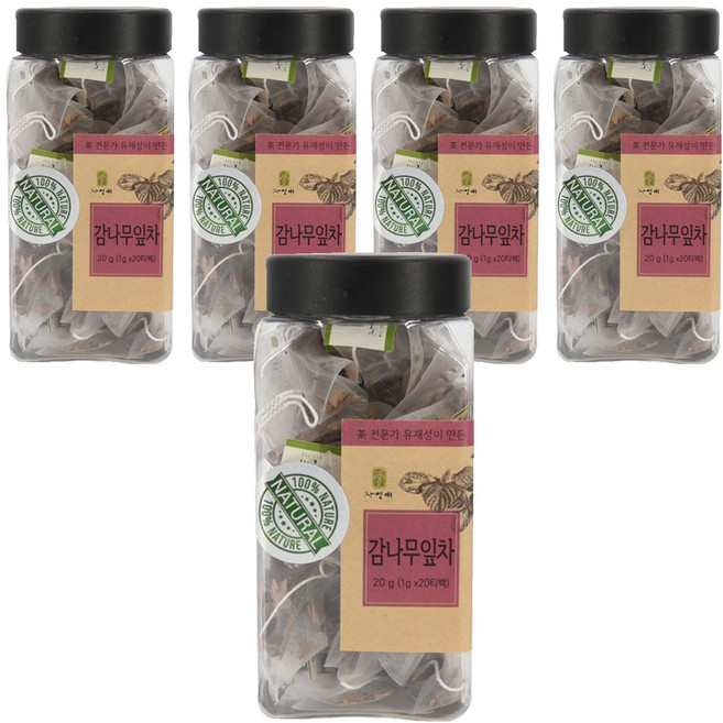 자연애 감나무잎차, 1g, 20개입, 5개
