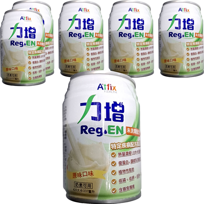 Affix 艾益生 力增 未洗腎配方 原味口味, 6罐, 237ml