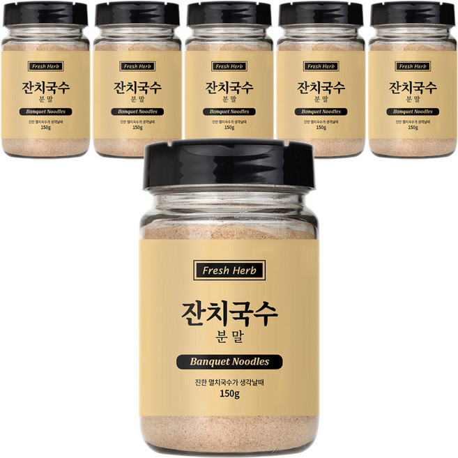 신선약초 잔치국수 분말, 150g, 6개
