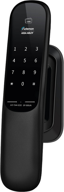 게이트맨 무타공 푸시풀 디지털도어락 + 보강판 + 설치부자재 세트 GP-300UN, 방문설치