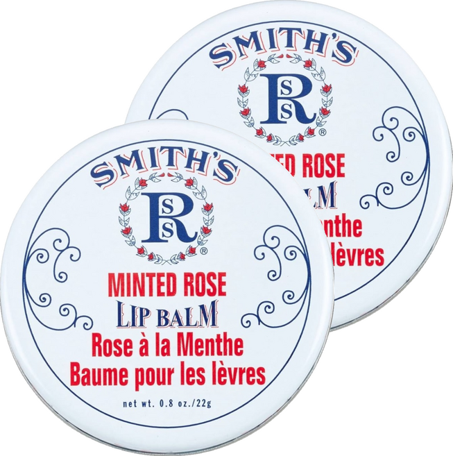 SMITH'S ROSEBUD SALVE 美國原裝 薄荷玫瑰花蕾膏, 薄荷玫瑰, 22g, 2罐