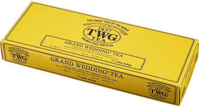 티더블유지 그랜드 웨딩 홍차 티백, 2.5g, 15개입, 1개