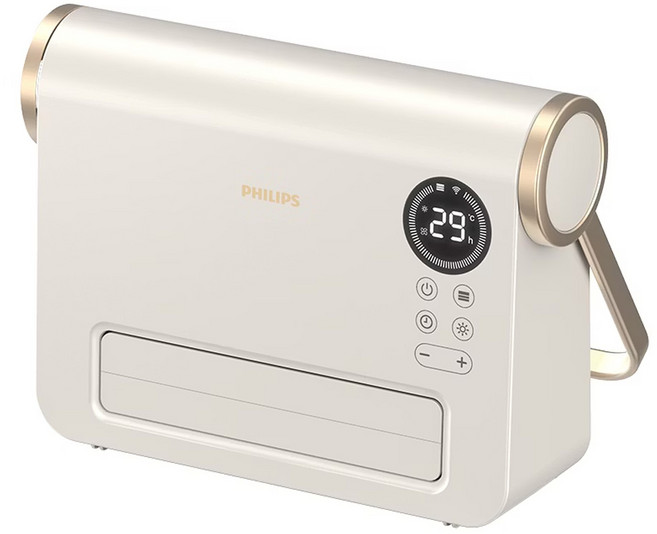 PHILIPS 飛利浦 石磨烯壁掛陶瓷式暖風機電暖器, AHR3126FX, 米白色