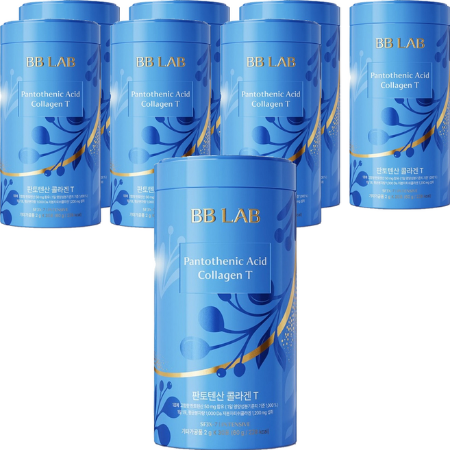 BB LAB 科研 泛酸膠原蛋白粉T隨身包, 30條, 8罐
