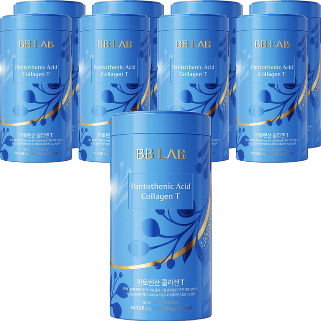 BB LAB 科研 泛酸膠原蛋白粉T隨身包, 30條, 9罐