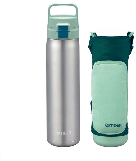 TIGER 虎牌 童用型保溫保冷杯 MTA-A080 附杯套, 薄荷綠, 800ml, 1瓶