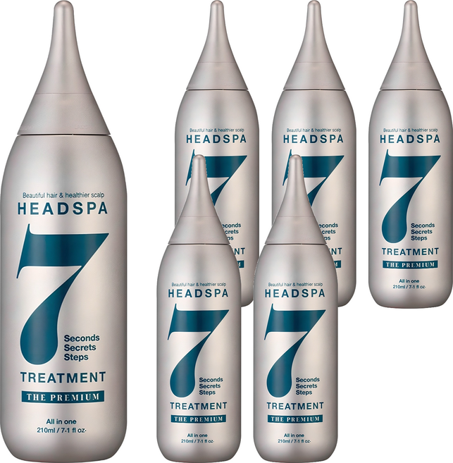 헤드스파7 더 프리미엄 헤어 트리트먼트, 210ml, 6개