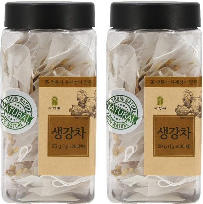자연애 생강차, 1g, 20개입, 2개