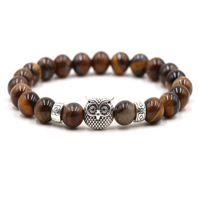 붓다베스트 재물과 부를 가져다주는 부엉이 염주 팔찌