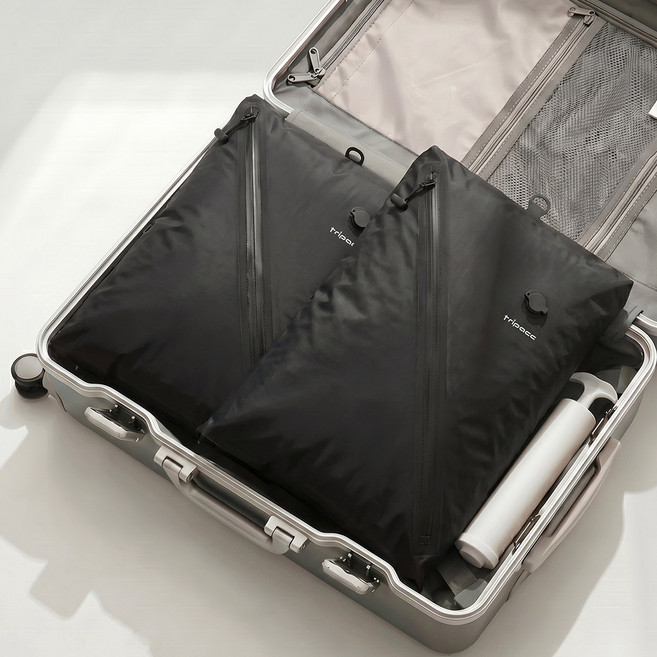 트리팩 여행용 리얼 부피 압축 휴대용 진공 파우치 2p 전용펌프