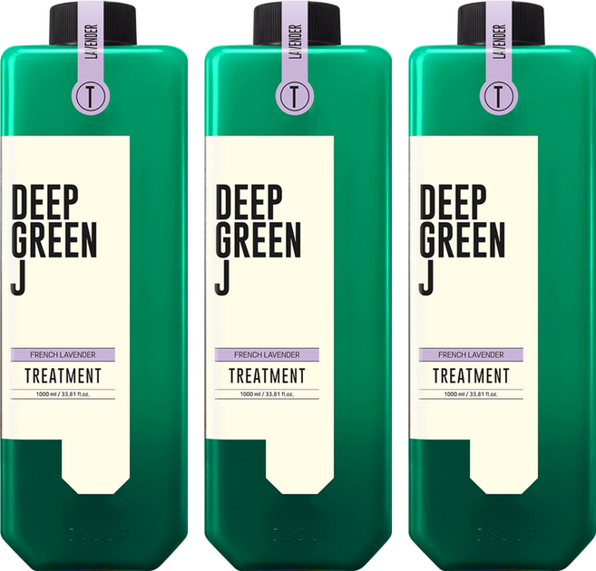 딥그린제이 아로마 비건 트리트먼트 프렌치 라벤더, 1L, 3개