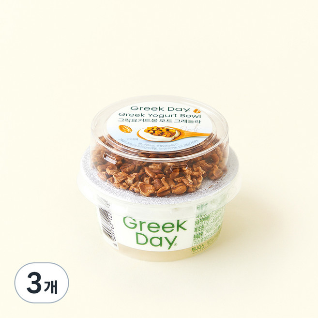 그릭데이 그릭요거트볼 오트그래놀라, 88g, 3개, 1개입