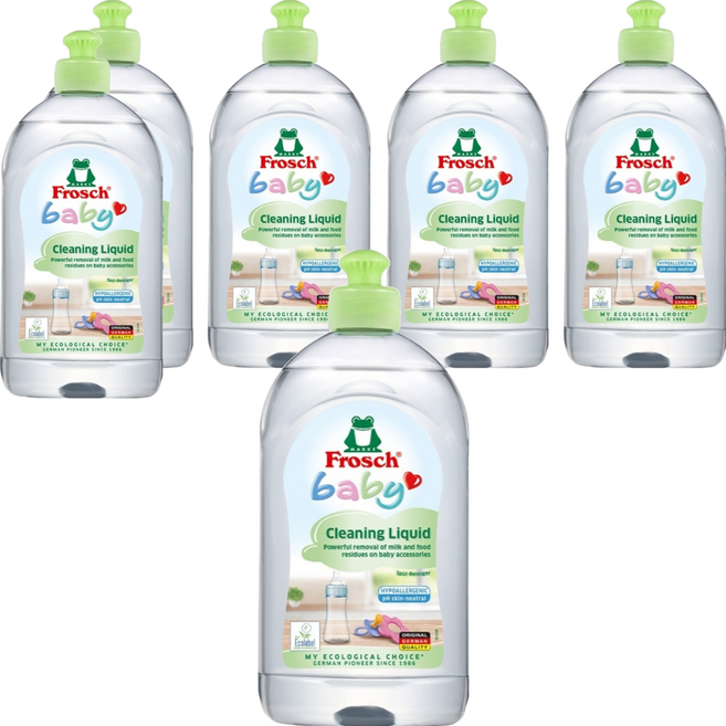 프로쉬 베이비 젖병세제, 500ml, 6개